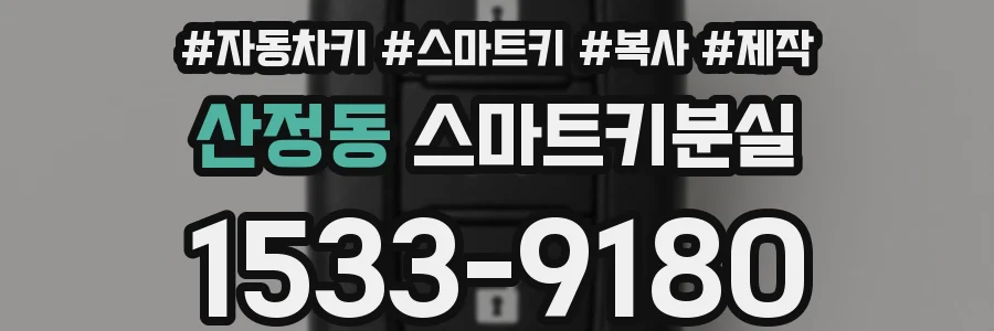 산정동 스마트키분실