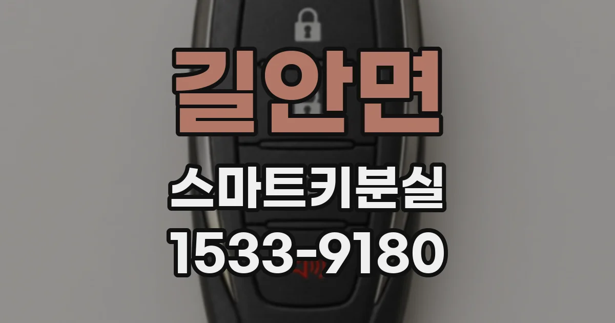 길안면 스마트키분실