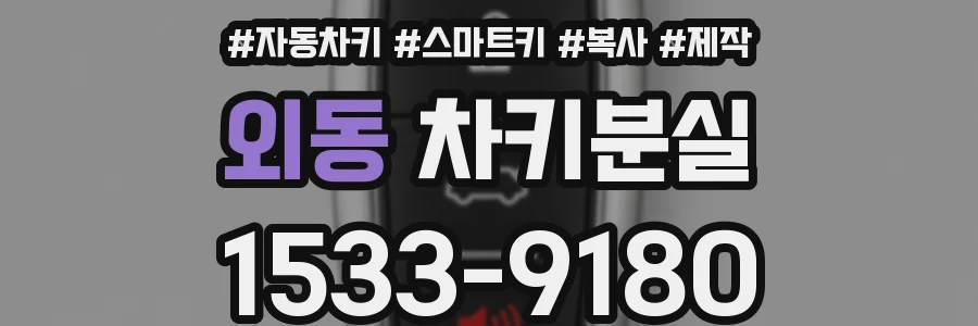 외동 차키분실