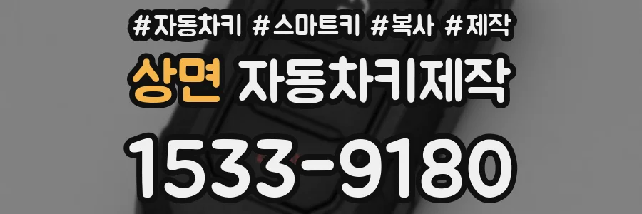 상면 자동차키제작