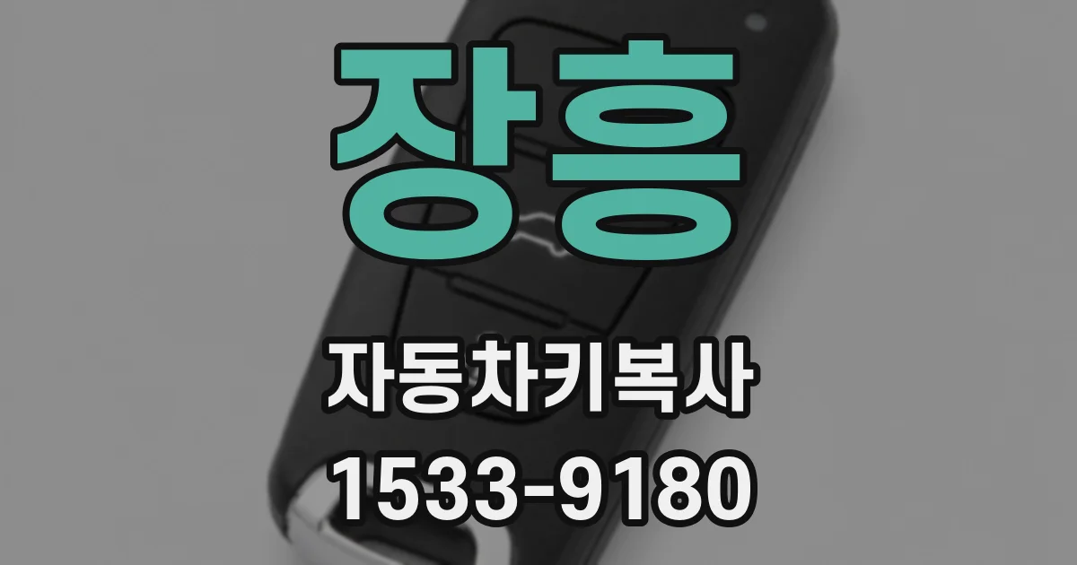 장흥 자동차키복사