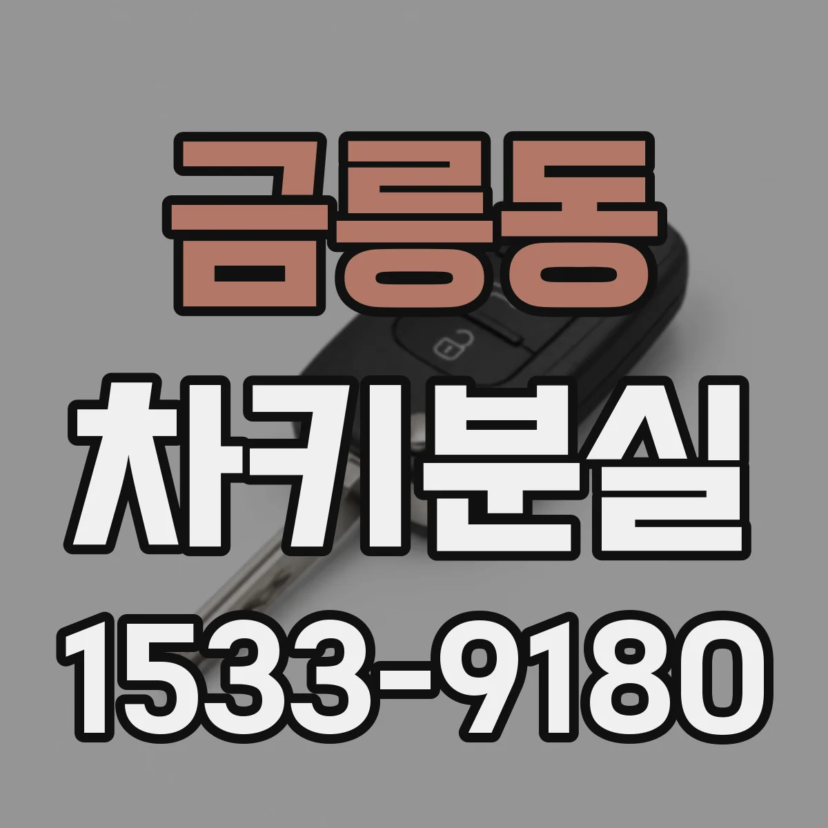금릉동 차키분실