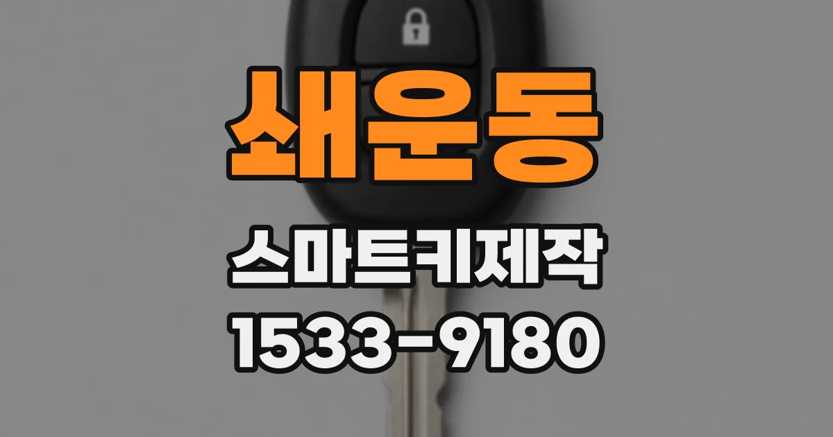 쇄운동 스마트키제작
