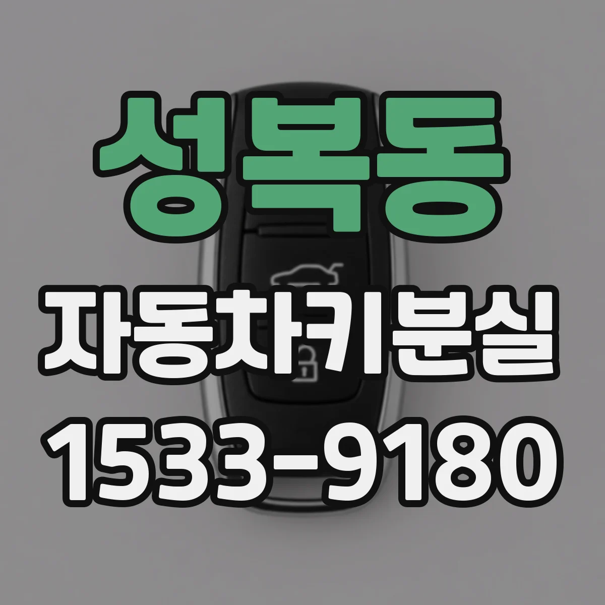 성복동 자동차키분실
