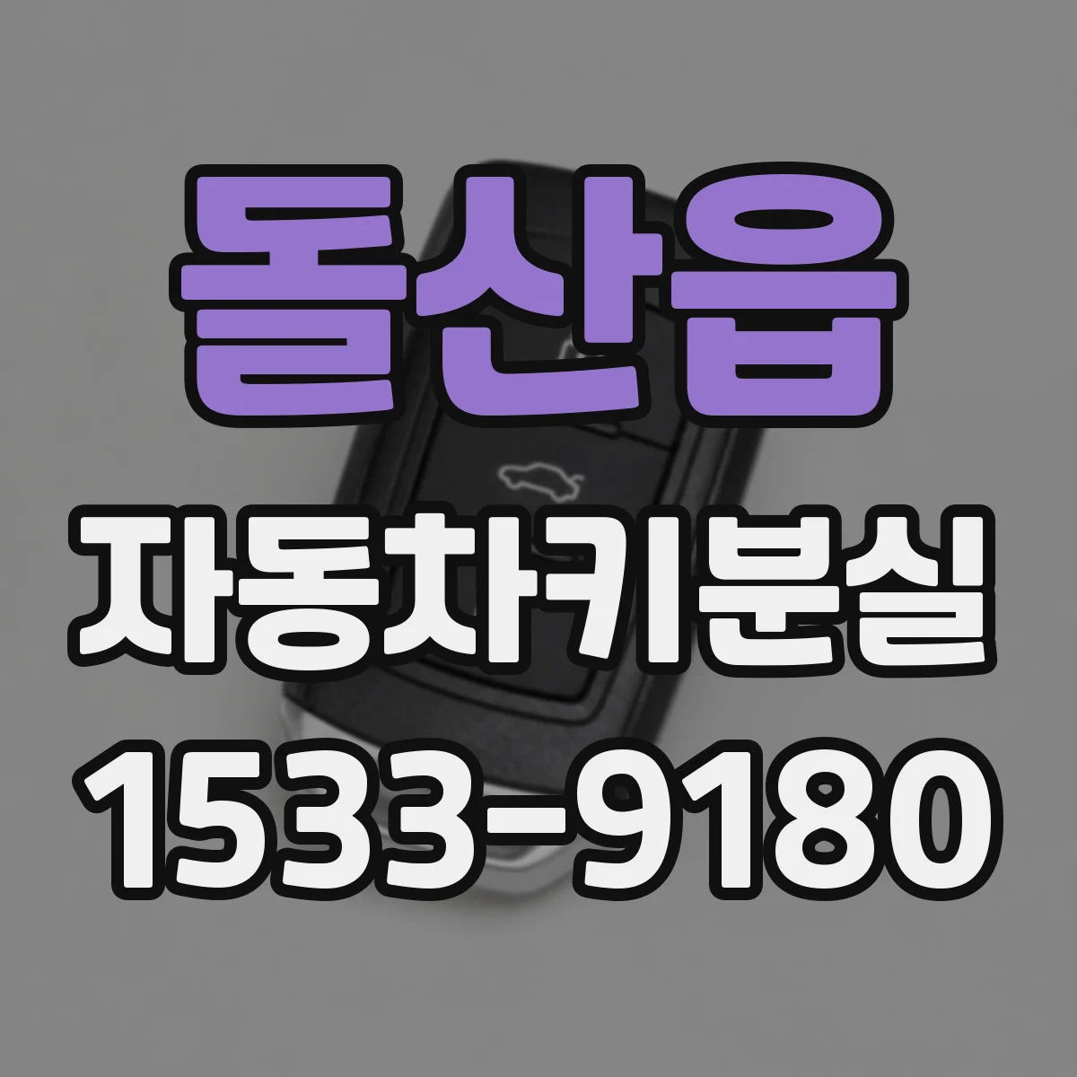 돌산읍 자동차키분실