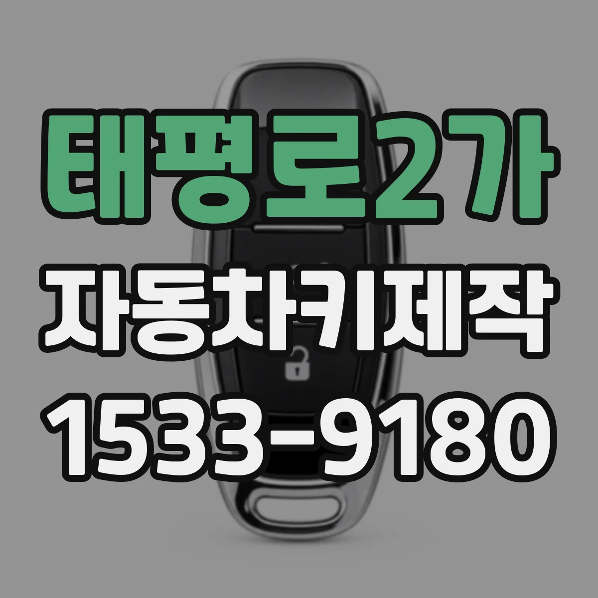 태평로2가 자동차키제작
