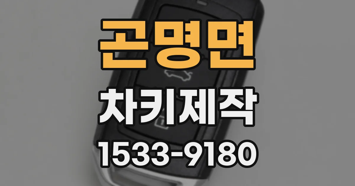 곤명면 차키제작