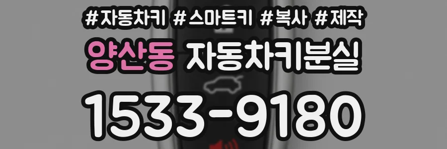 양산동 자동차키분실