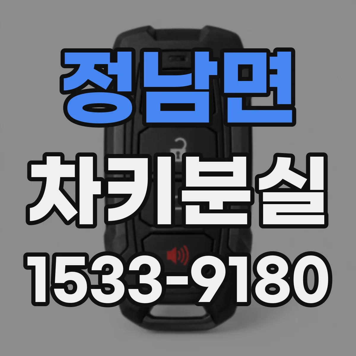 정남면 차키분실