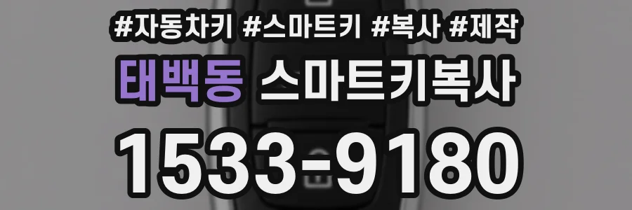 태백동 스마트키복사