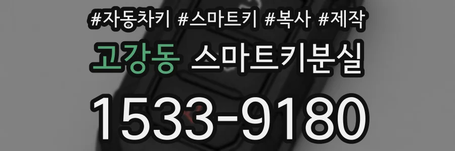 고강동 스마트키분실