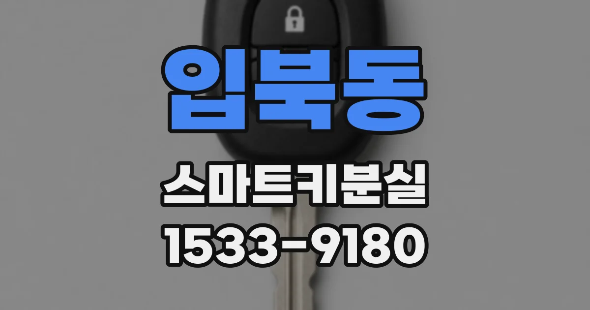 입북동 스마트키분실