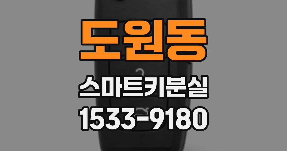 도원동 스마트키분실