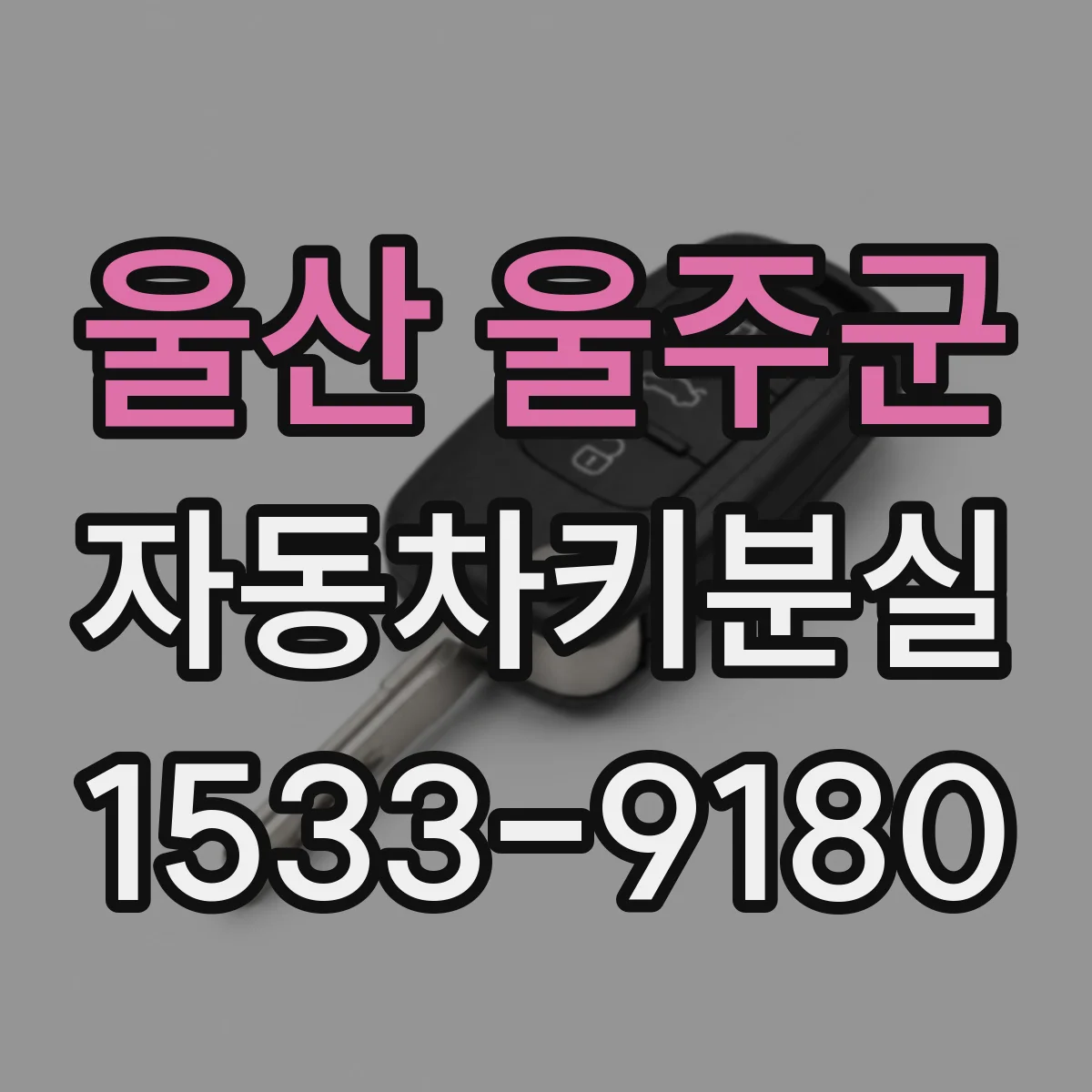 울산 울주군 자동차키분실