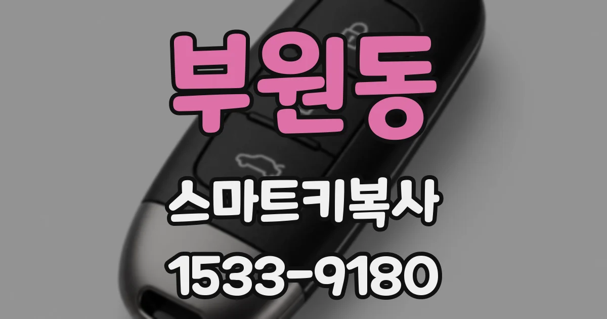 부원동 스마트키복사