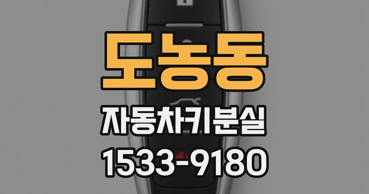 도농동 자동차키분실