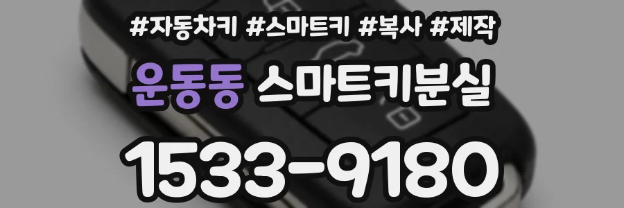 운동동 스마트키분실