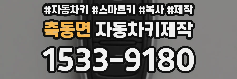 축동면 자동차키제작