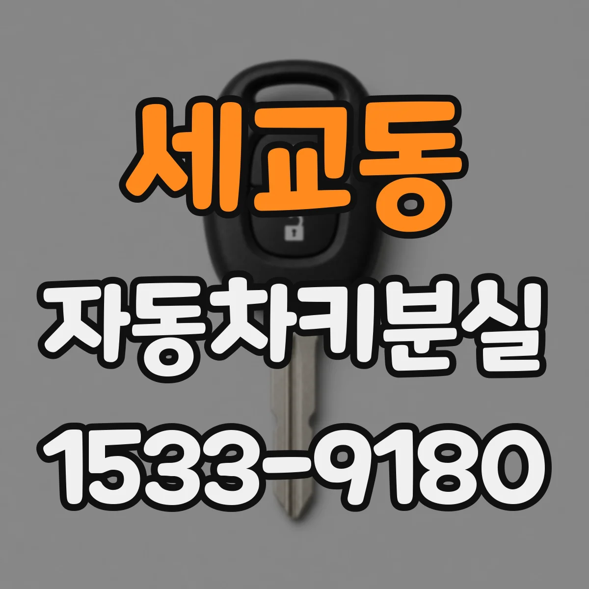 세교동 자동차키분실