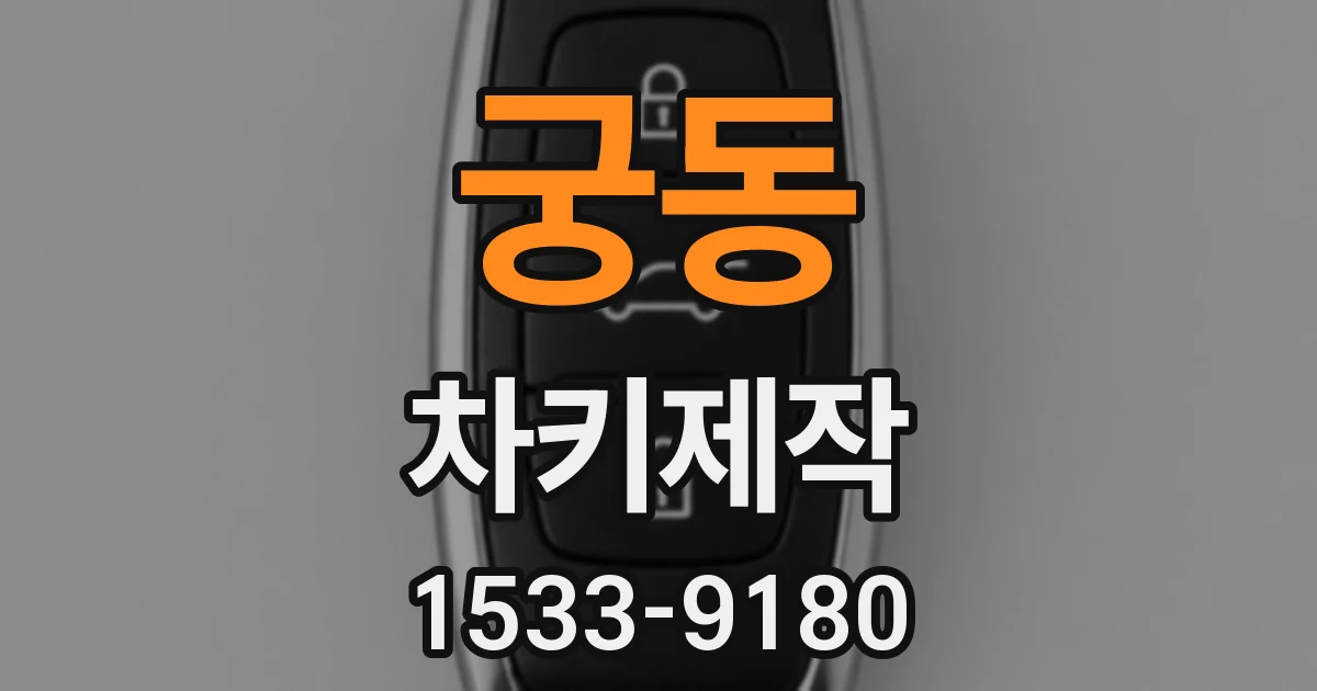 궁동 차키제작