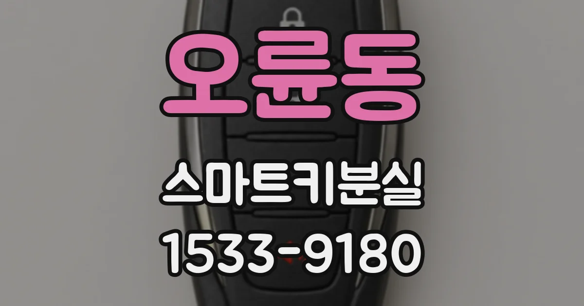 오륜동 스마트키분실