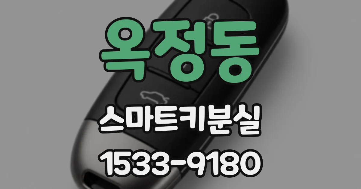옥정동 스마트키분실
