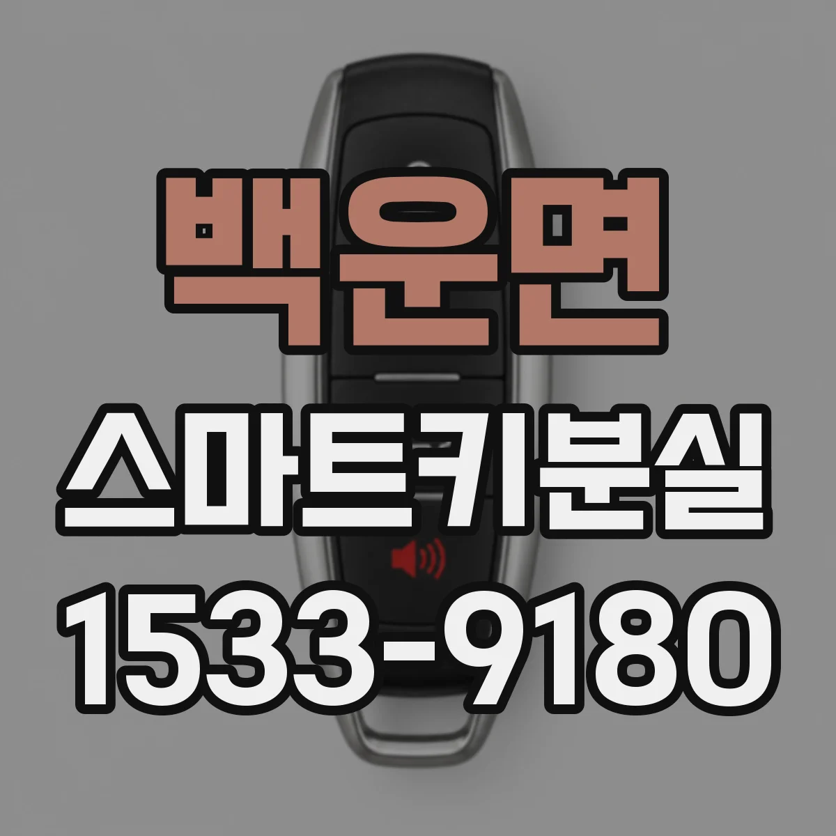 백운면 스마트키분실