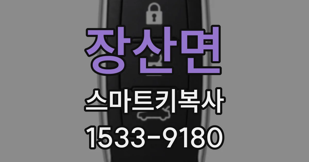 장산면 스마트키복사