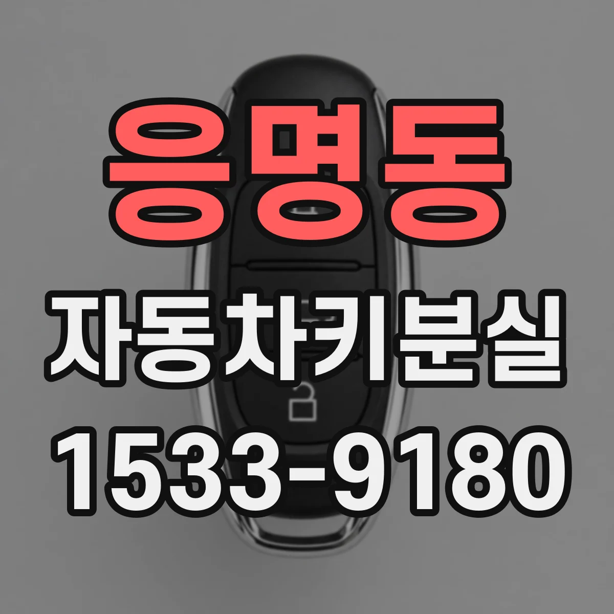 응명동 자동차키분실