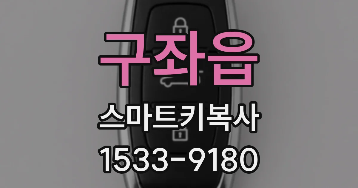 구좌읍 스마트키복사