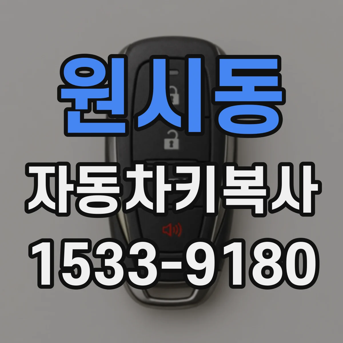 원시동 자동차키복사