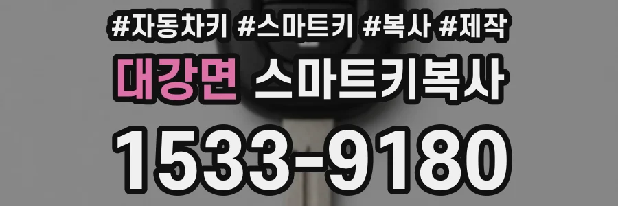 대강면 스마트키복사