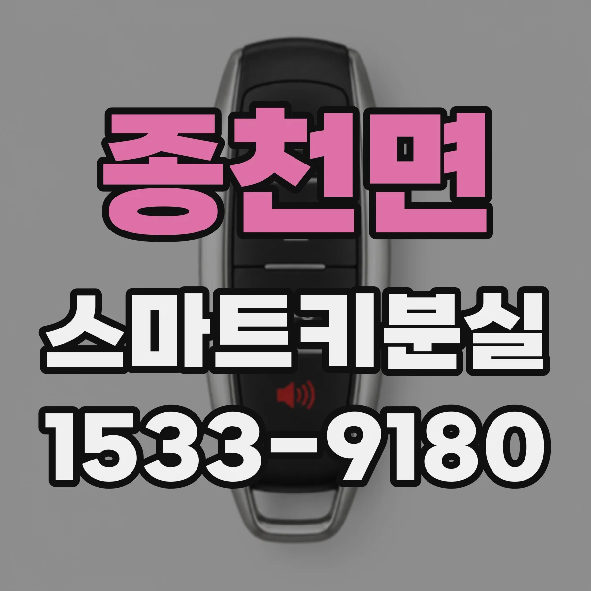 종천면 스마트키분실