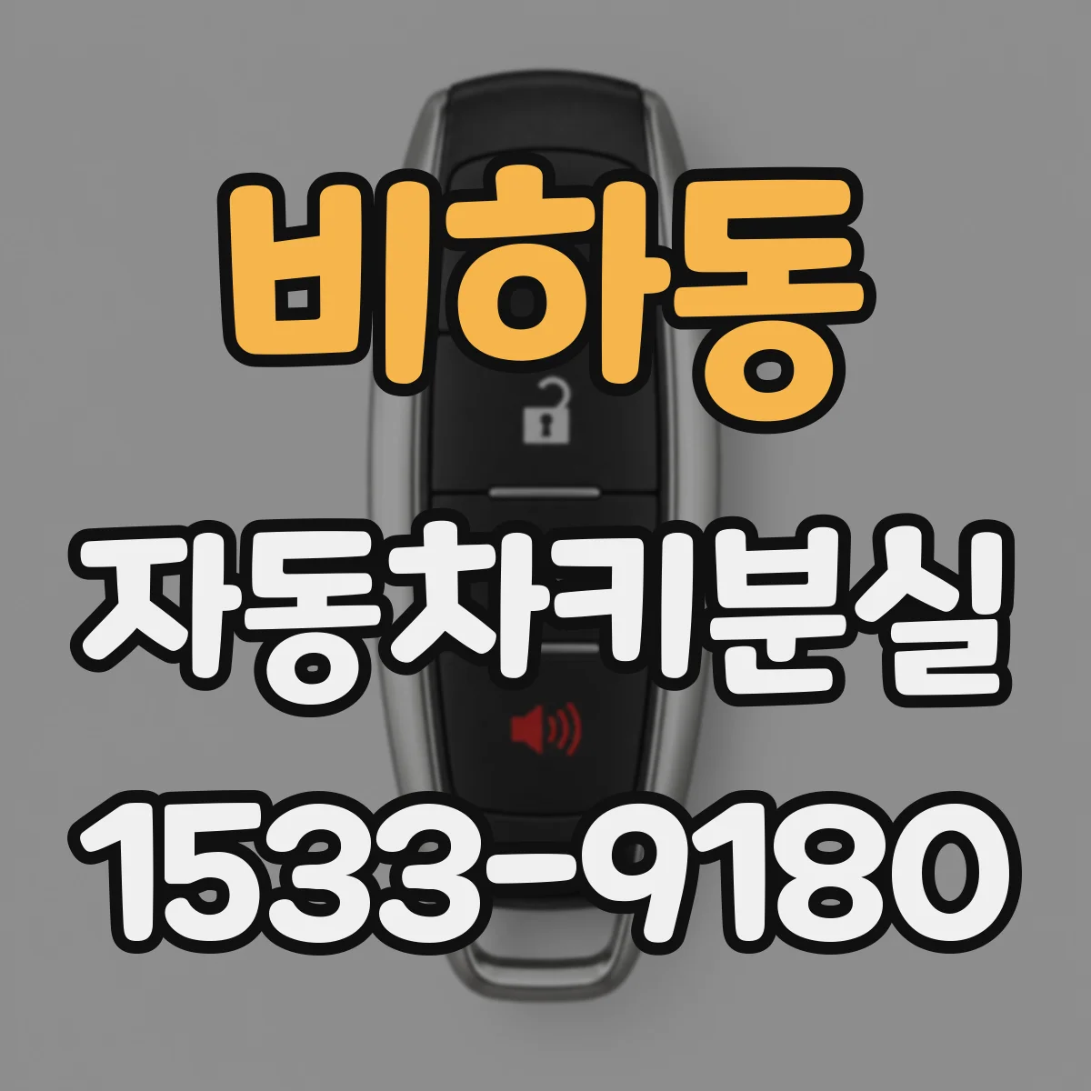 비하동 자동차키분실