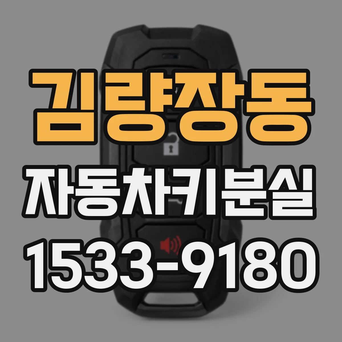 김량장동 자동차키분실