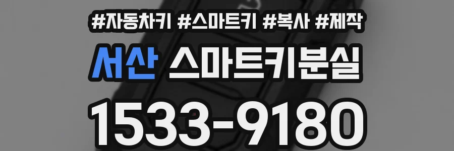 서산 스마트키분실