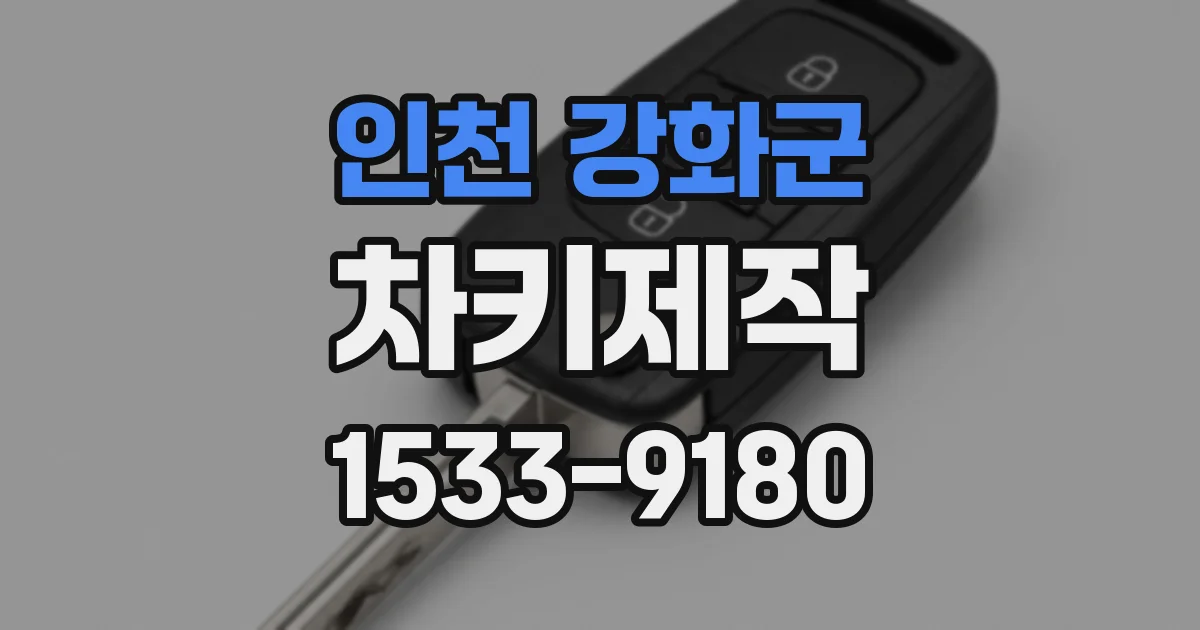 인천 강화군 차키제작