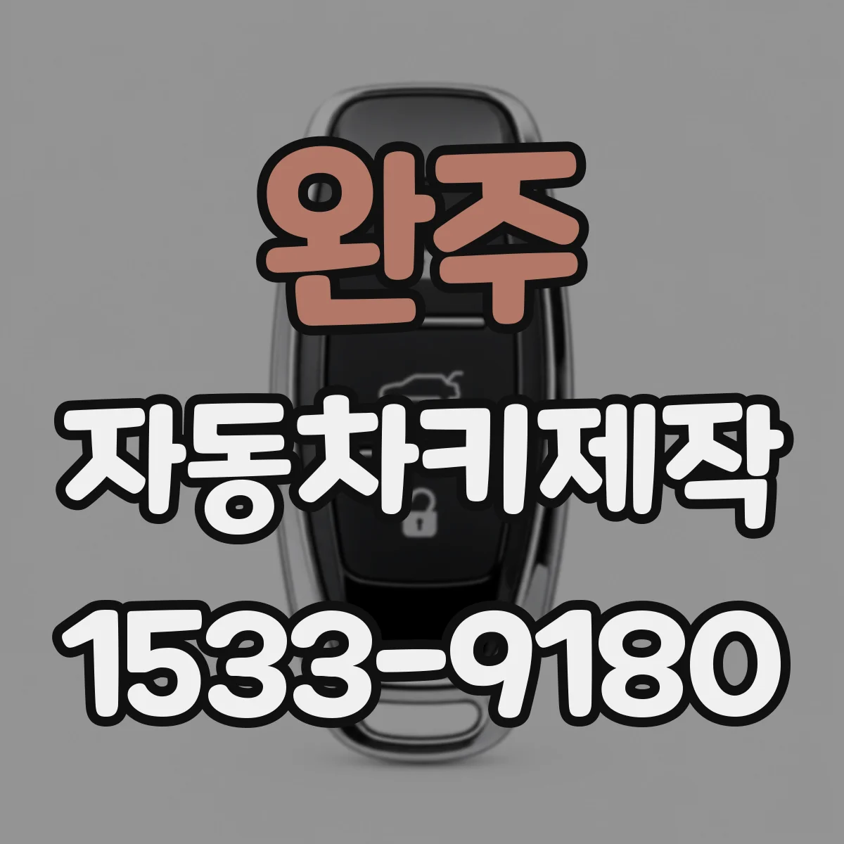 완주 자동차키제작 전자키 스캔 방식 차종별 적용 기준