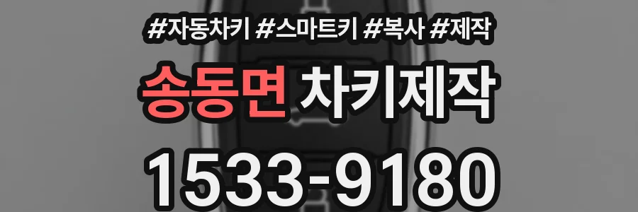 송동면 차키제작