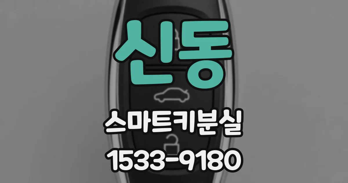신동 스마트키분실