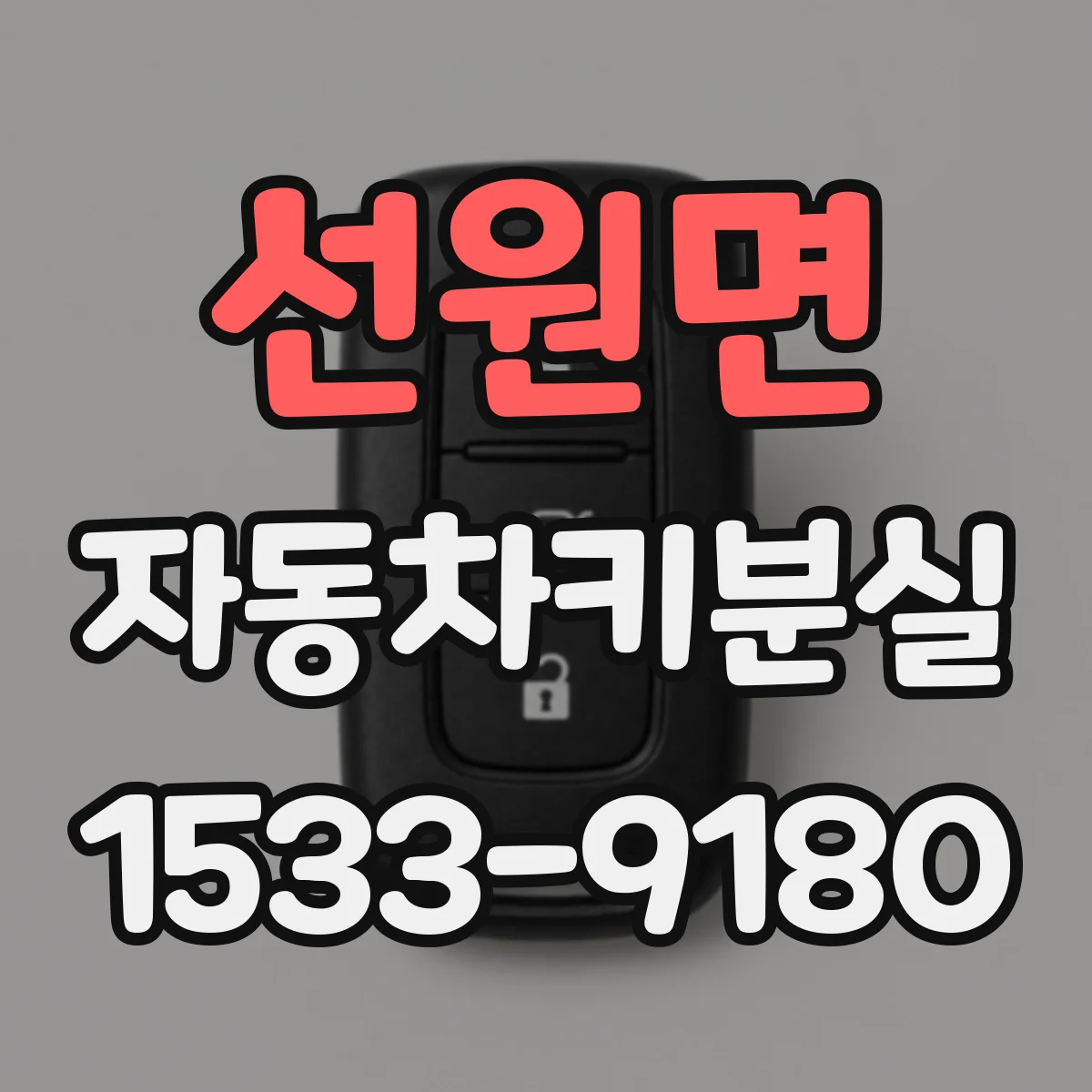 선원면 자동차키분실