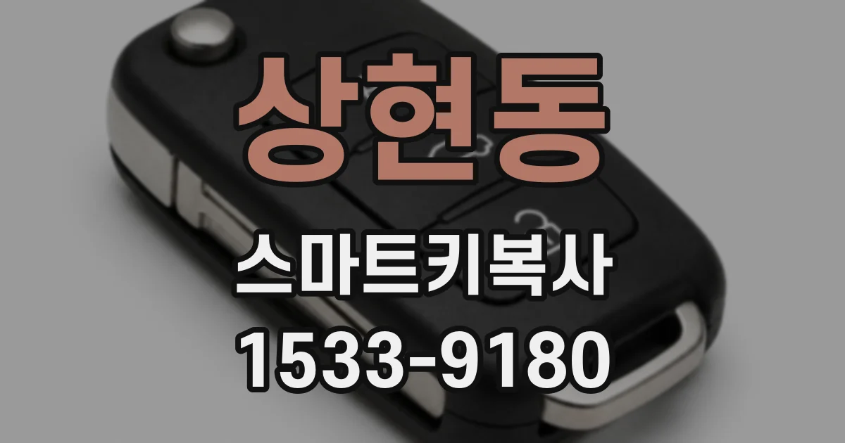 상현동 스마트키복사