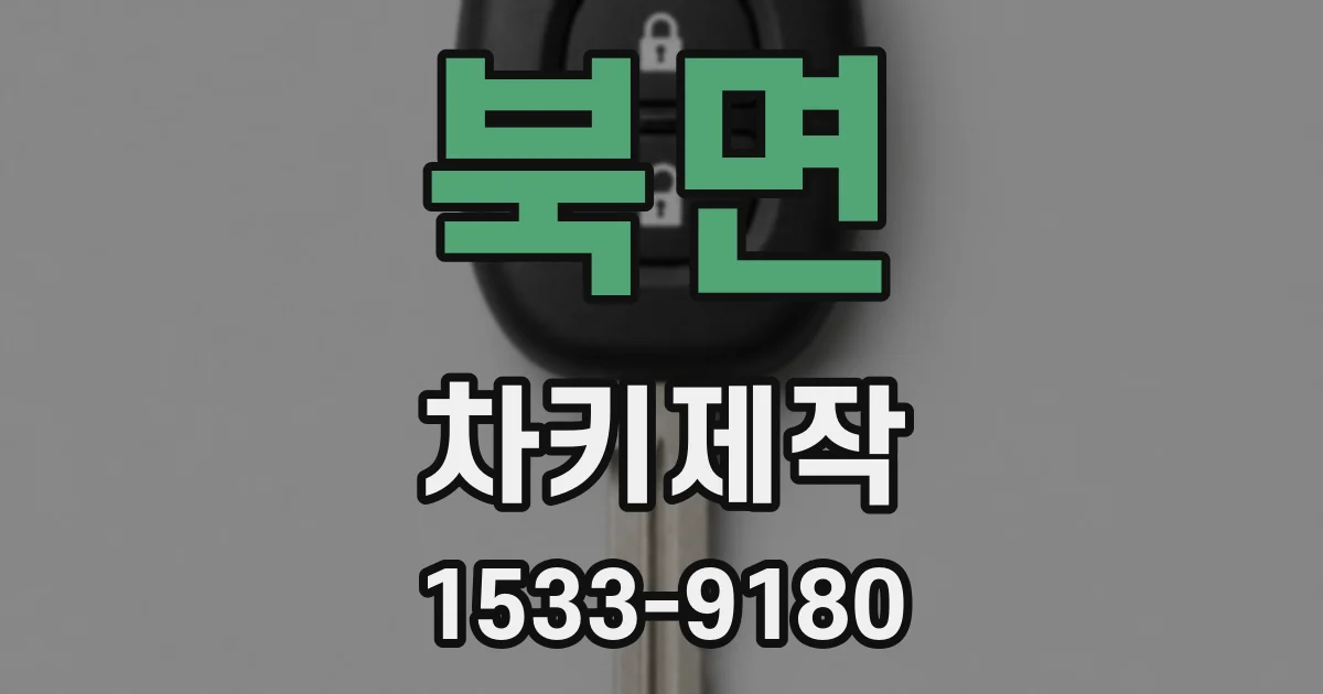 북면 차키제작