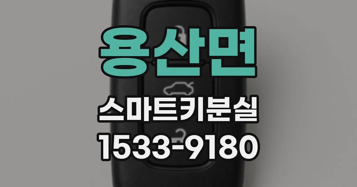 용산면 스마트키분실