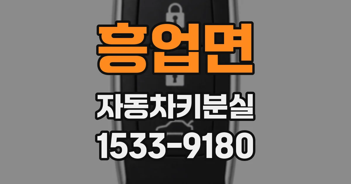 흥업면 자동차키분실