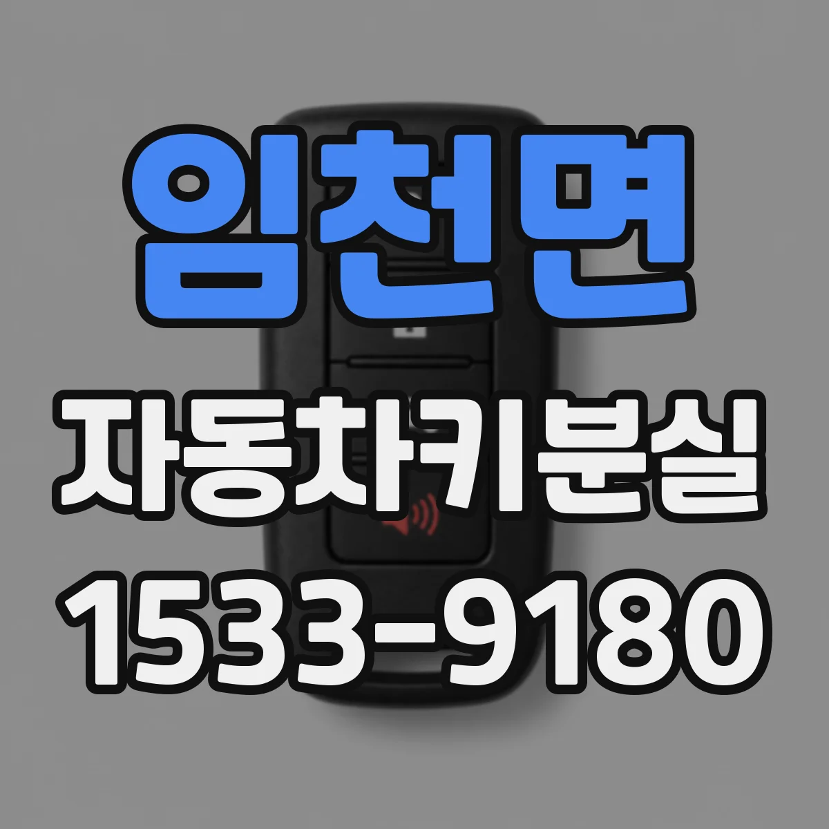 임천면 자동차키분실