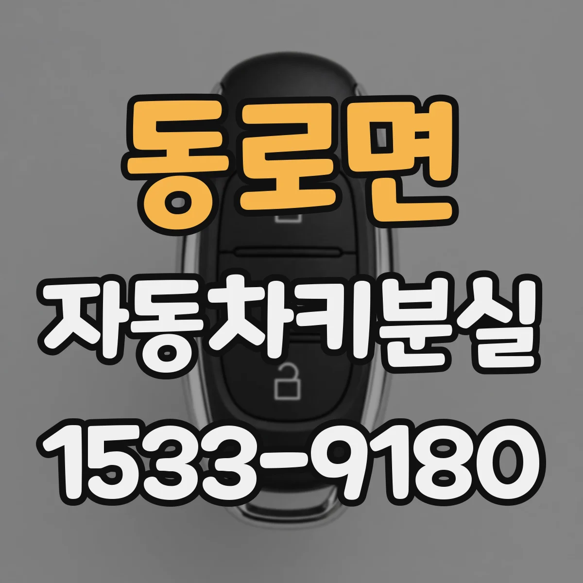 동로면 자동차키분실
