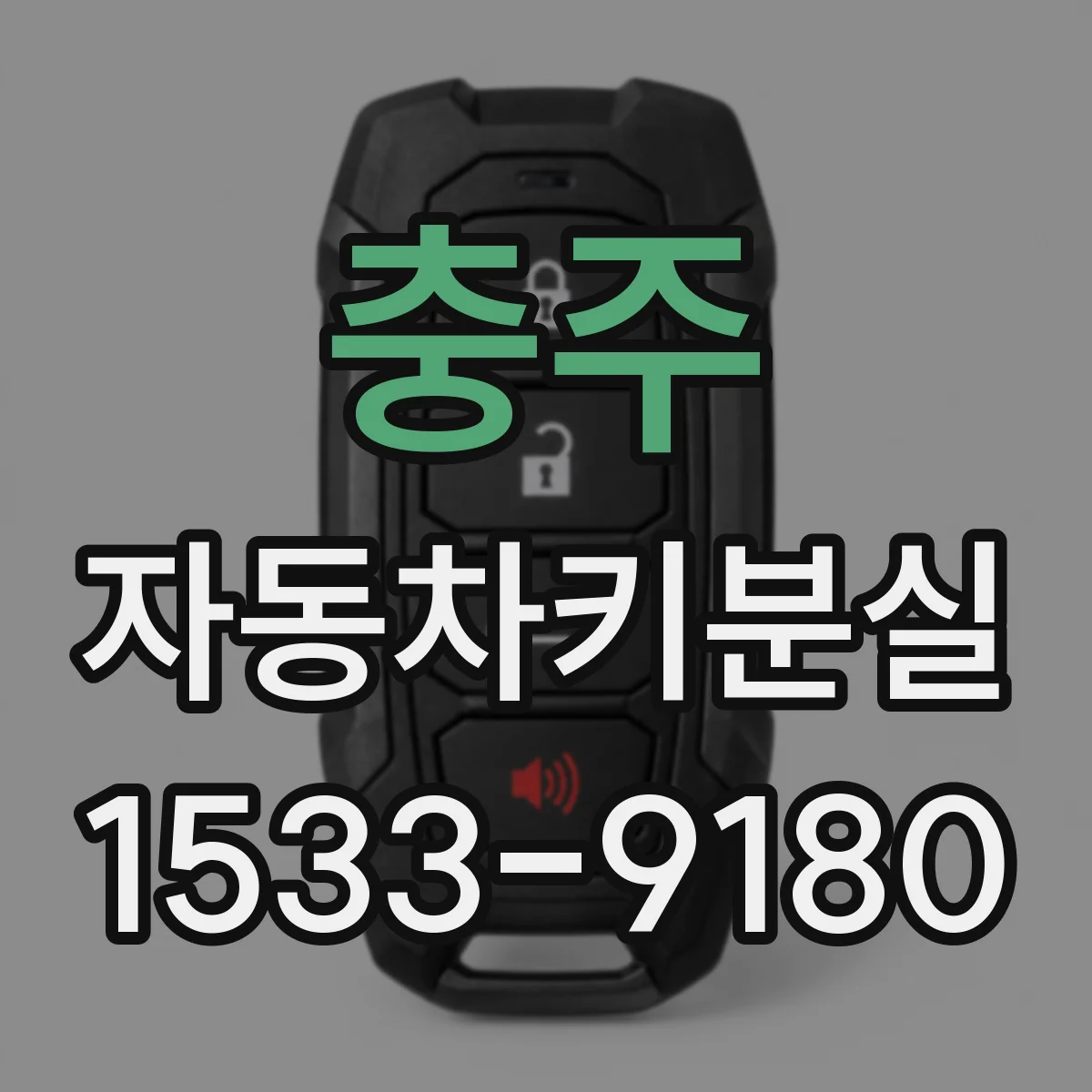 충주 자동차키분실