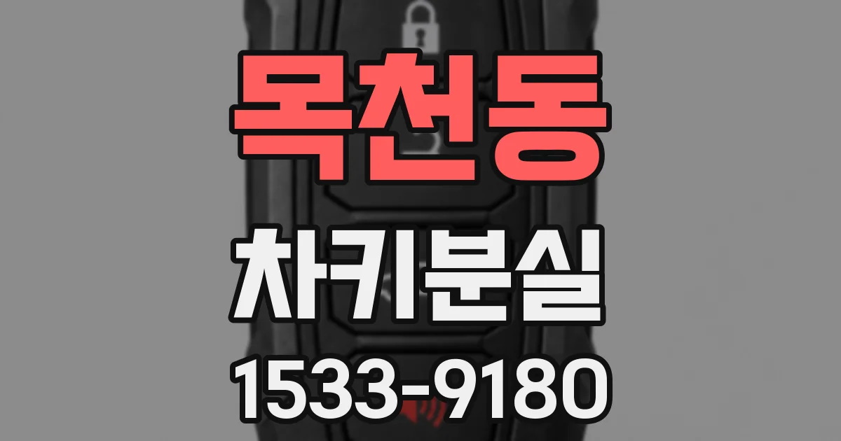 목천동 차키분실