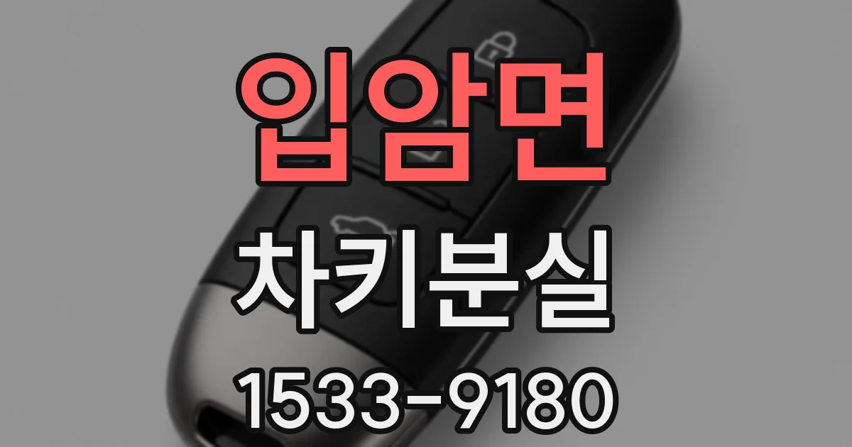 입암면 차키분실